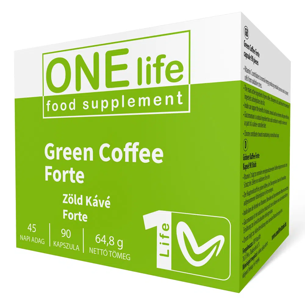 One Life Zöld Kávé Forte kapszula - 90db