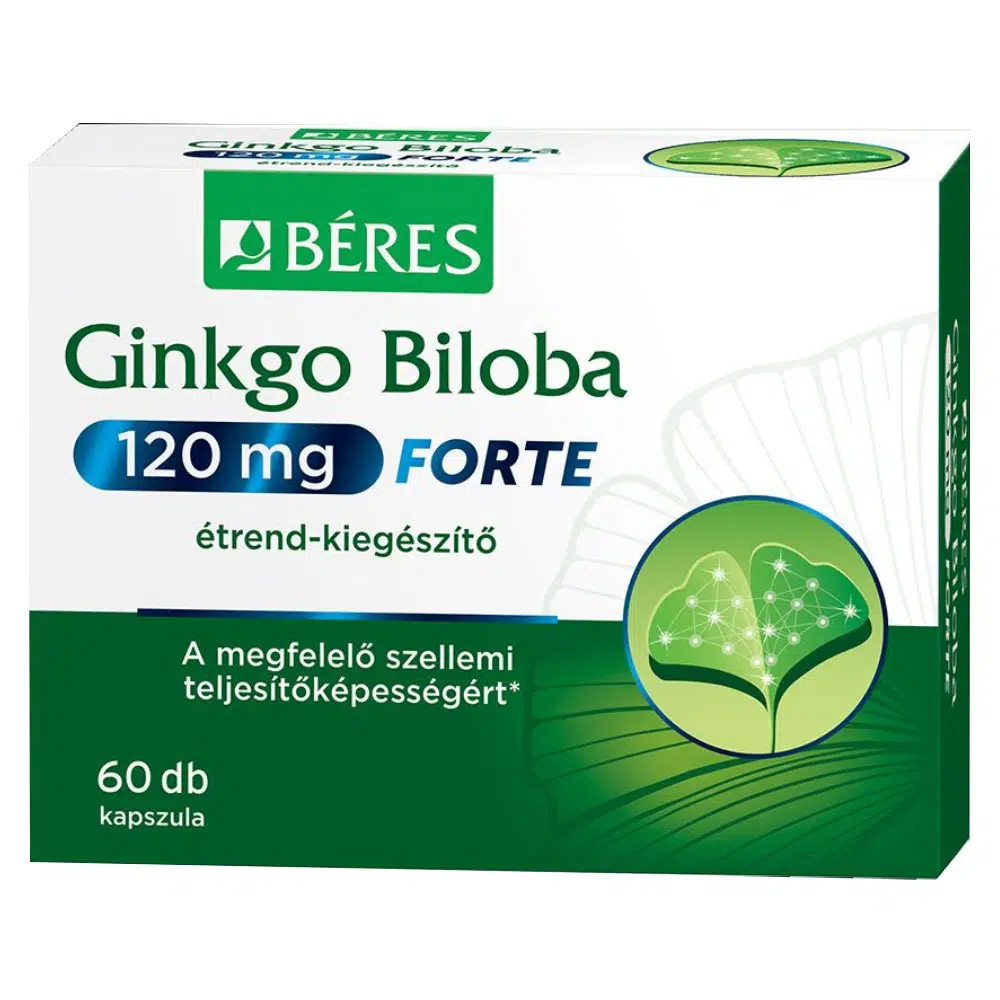 Béres ginkgo 120mg forte kapszula 60db