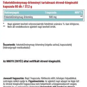 Dr. Herz Feketeköménymag 500mg kapszula - 60db - Image 2