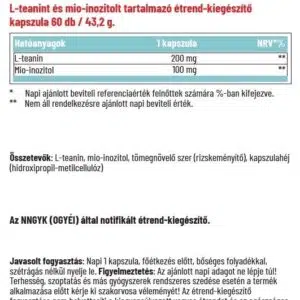 Dr. Herz L-teanin + Inozitol kapszula - 60db - Image 2