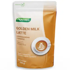 Nutriqa Golden Milk Bio Ashwagandha Turmeric (kurkuma) Latte 125g