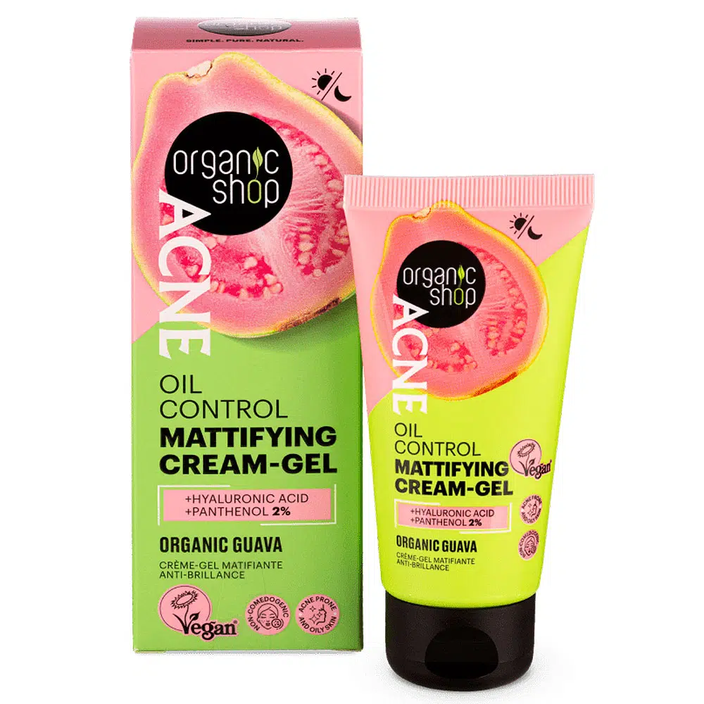 Organic Shop ACNE Mattító krémgél bio guavával - 50ml