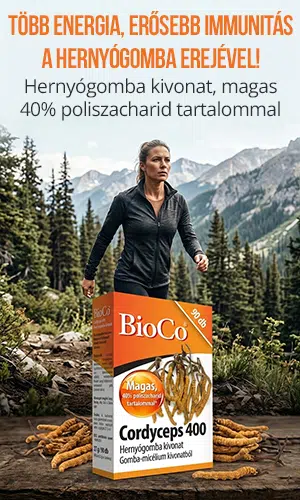 BioCo Cordyceps 400 – kínai hernyógomba tabletta