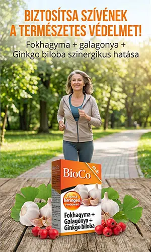 BioCo Fokhagyma-Galagonya-Ginkgo Biloba tabletta