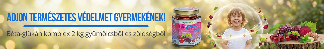 Bioconnect Kids szuperlekvár, béta-glükán és gyümölcs-zöldség koncentrátum gyerekeknek