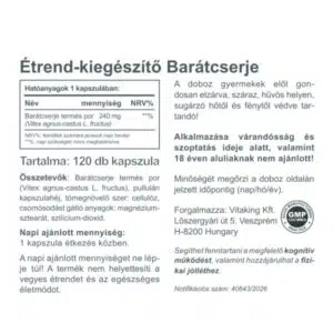Vitaking Barátcserje kapszula – 120 db - Image 2