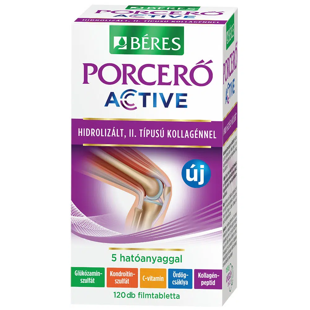 Béres Porcerő Active filmtabletta - 120db