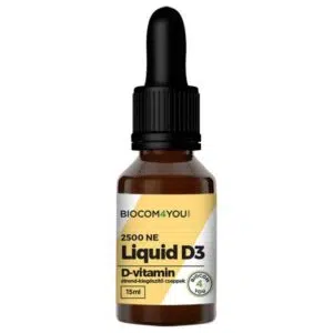 Biocom4You Liquid D3 D-vitamin 2500NE csepp 15ml