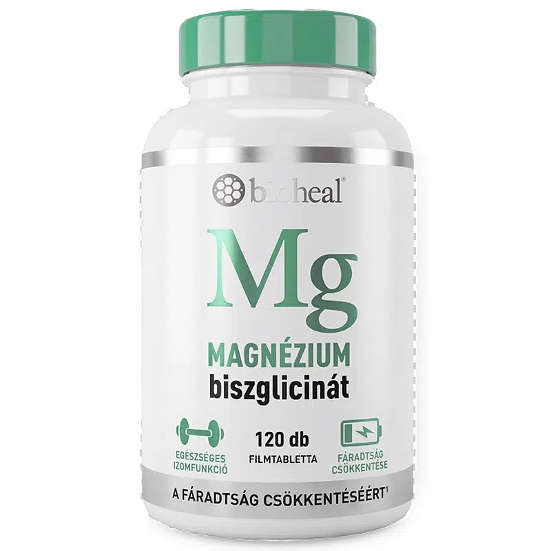 Bioheal Magnézium-biszglicinát + B6 filmtabletta - 120db