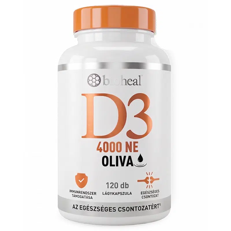 Bioheal Oliva D3 4000 NE lágykapszula - 120db