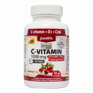 Jutavit c-vitamin+d3 1000 mg RETARD 45db tabletta