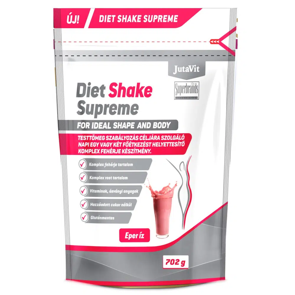 JutaVit Diet Shake Supreme Eper íz 702g