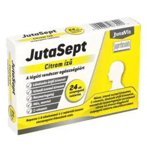 Jutavit Jutasept citrom ízű szopogató tabletta 24db