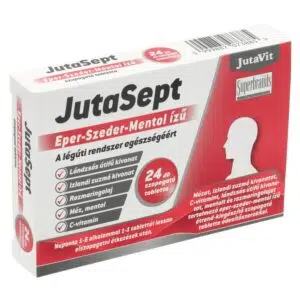 Jutavit Jutasept eper-szeder-mentol ízű szopogató tabletta 24db