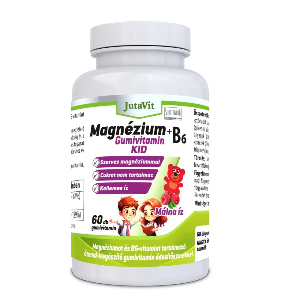 JutaVit Magnézium+B6 KID gumivitamin- 60db