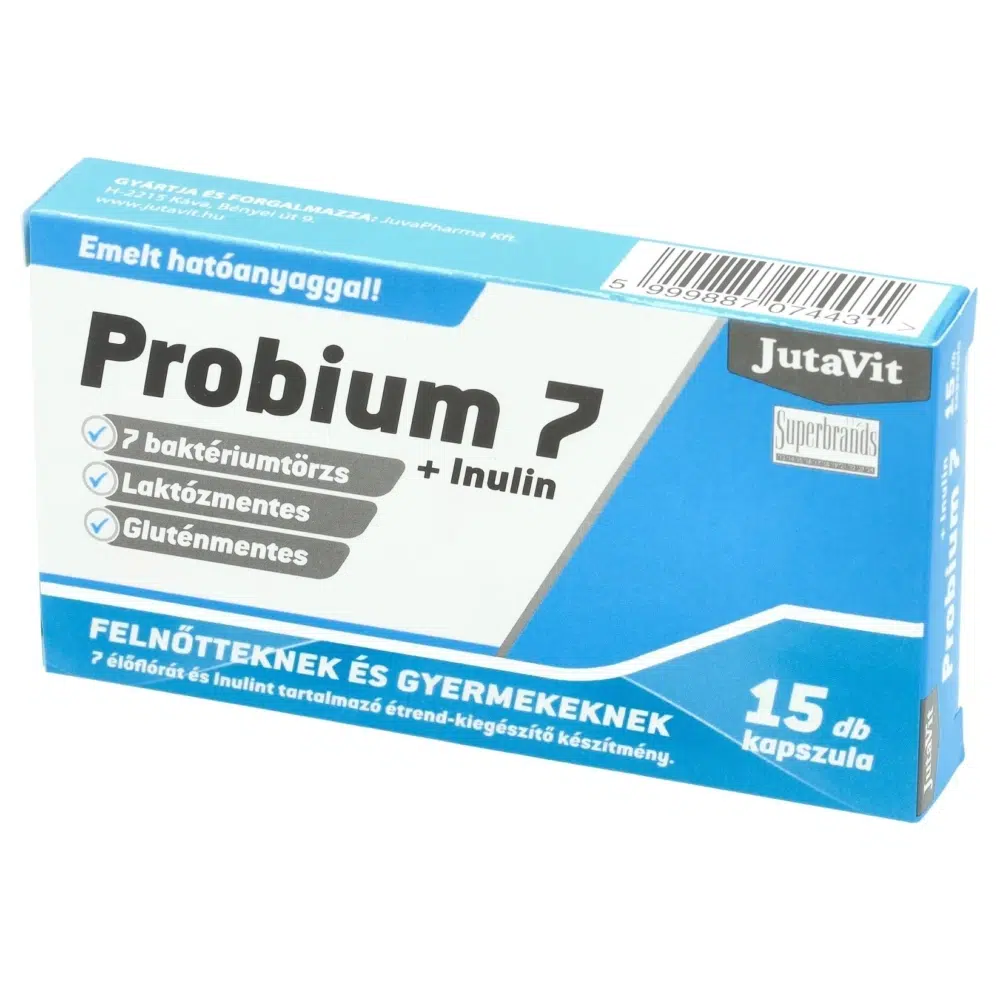 Jutavit Probium 7 + Inulin kapszula 15db