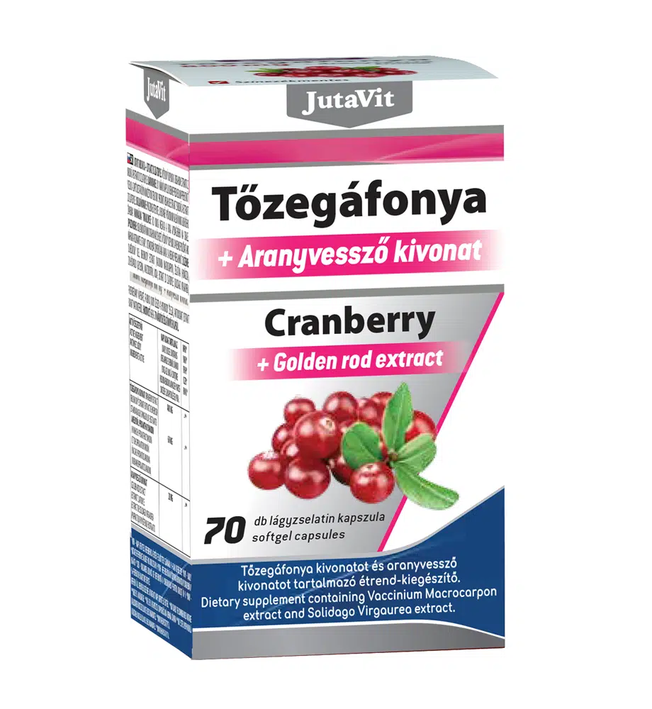 Jutavit tőzegáfonya lágyzselatin kapszula 70db