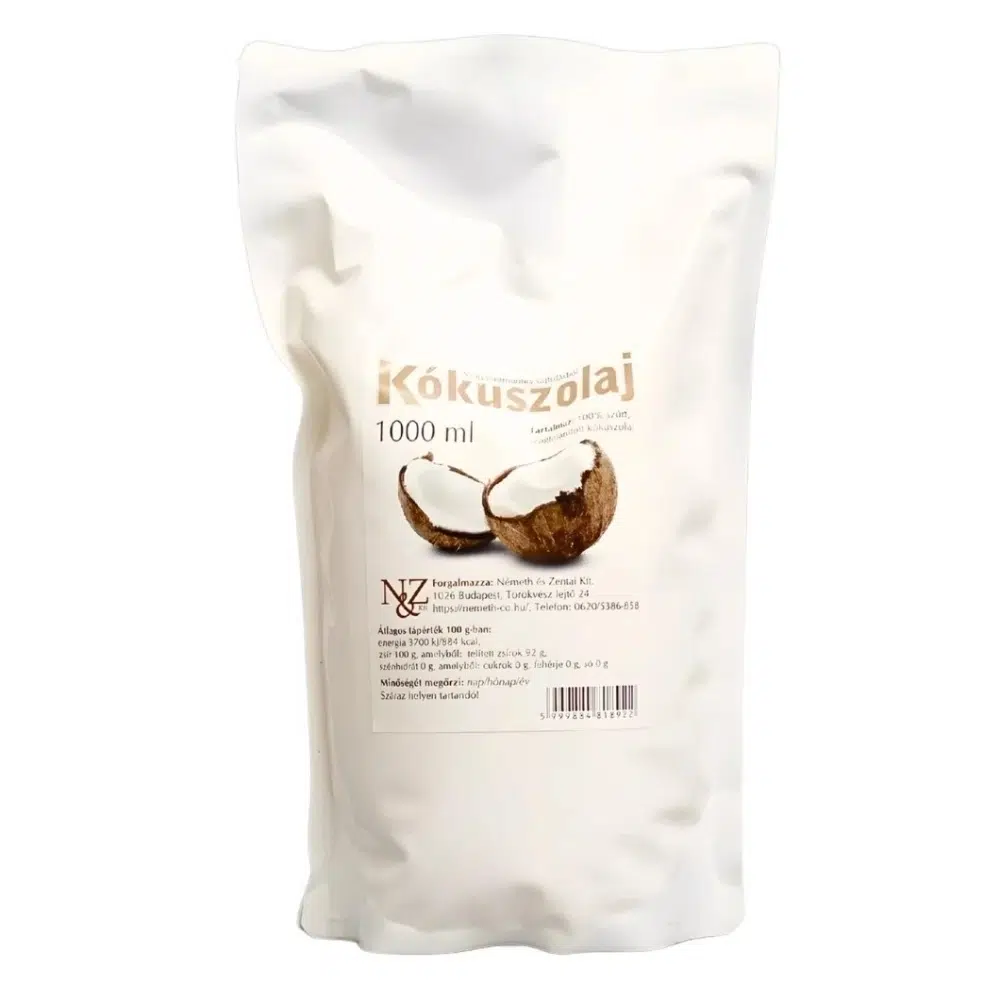 N&Z Kókuszolaj 1 liter (tasakos)