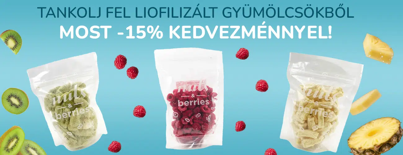 Nuts&Berries -15% kedvezménnyel
