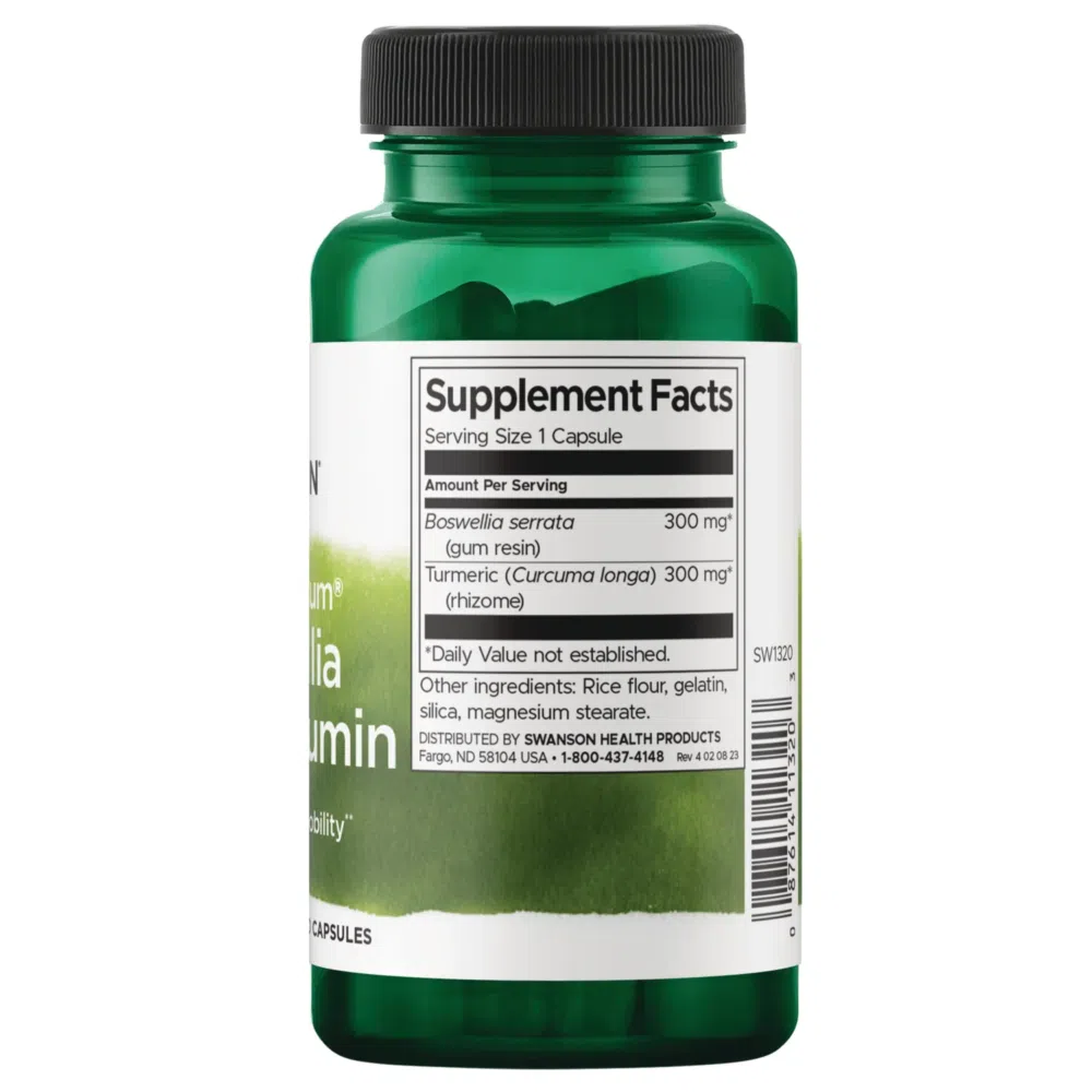 Swanson Boswellia és Kurkuma kapszula - 60db - Image 2