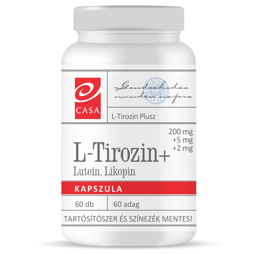 Casa L-Tirozin+Lutein+Likopin kapszula - 60db