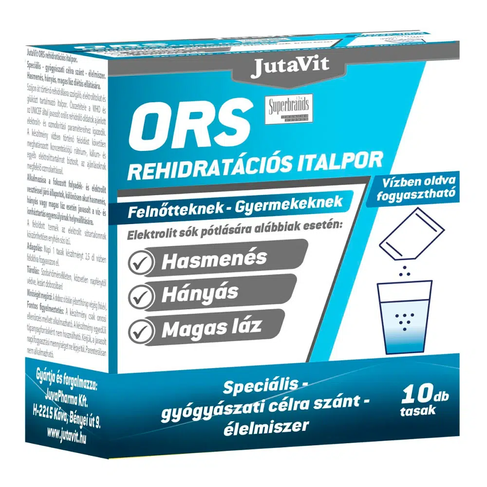 JutaVit ORS Rehidratációs Italpor - 10 tasak