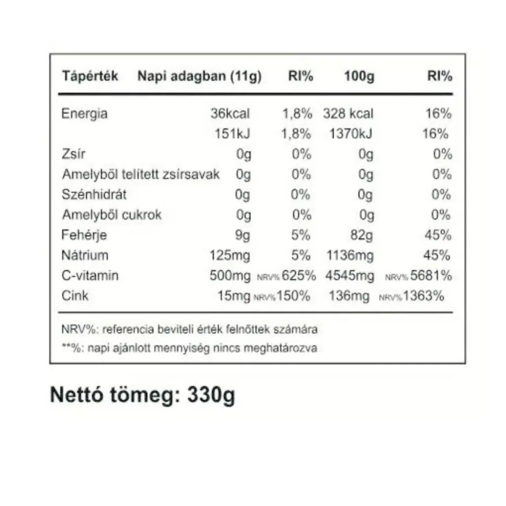 Vitaking Kollagén Eper ízű italpor dobozos - 330g - Image 2