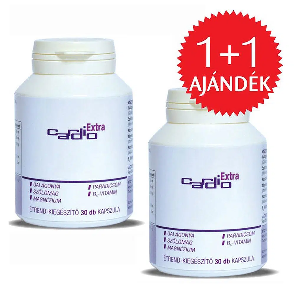 Cardio Extra kapszula 1+1 Akció - 2x30db