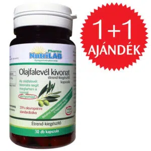 Nutrilab Olajfalevél kivonat kapszula 1+1 AJÁNDÉK - 2x30db