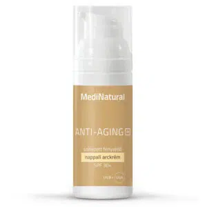MediNatural Anti-aging+ fényvédő nappali arckrém SPF 30 enyhe színezéssel - 50ml