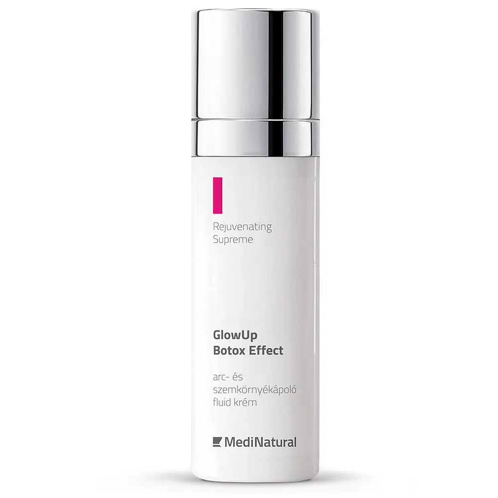 MediNatural GlowUp Botox hatású arc- és szemkörnyékápoló fluid krém - 30ml