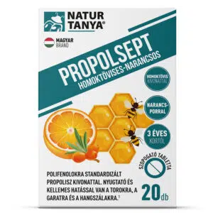 Natur Tanya Propolsept Homoktövises-Narancsos - Propoliszos szopogató tabletta - 20db