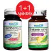 Nutrilab Ginseng kapszula + AJÁNDÉK C-vitamin kapszula - 60db+30db