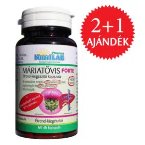 Nutrilab Máriatövis Forte kapszula 2+1 AKCIÓ - 3x60db