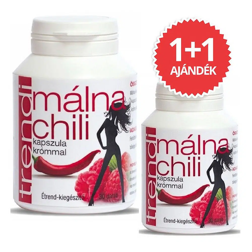 Trendi Málna-Chili kapszula 1+1 Akció - 2x30db