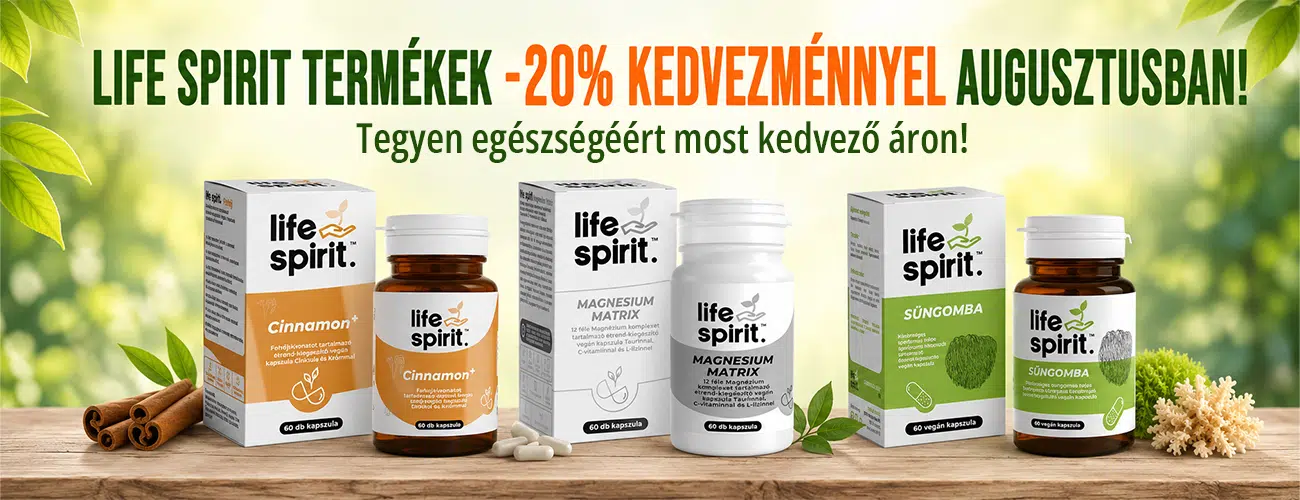 Life Spirit -20% kedvezménnyel!