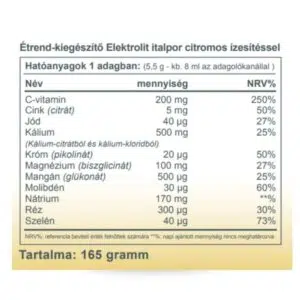 Vitaking Elektrolit citrom ízű italpor - 165g - Image 2