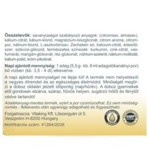 Vitaking Elektrolit citrom ízű italpor - 165g - Image 3
