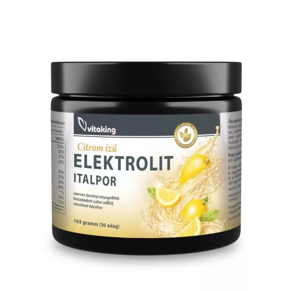 Vitaking Elektrolit citrom ízű italpor - 165g - Image 4