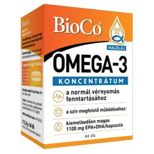 BioCo Omega-3 koncentrátum lágyzselatin kapszula - 60db