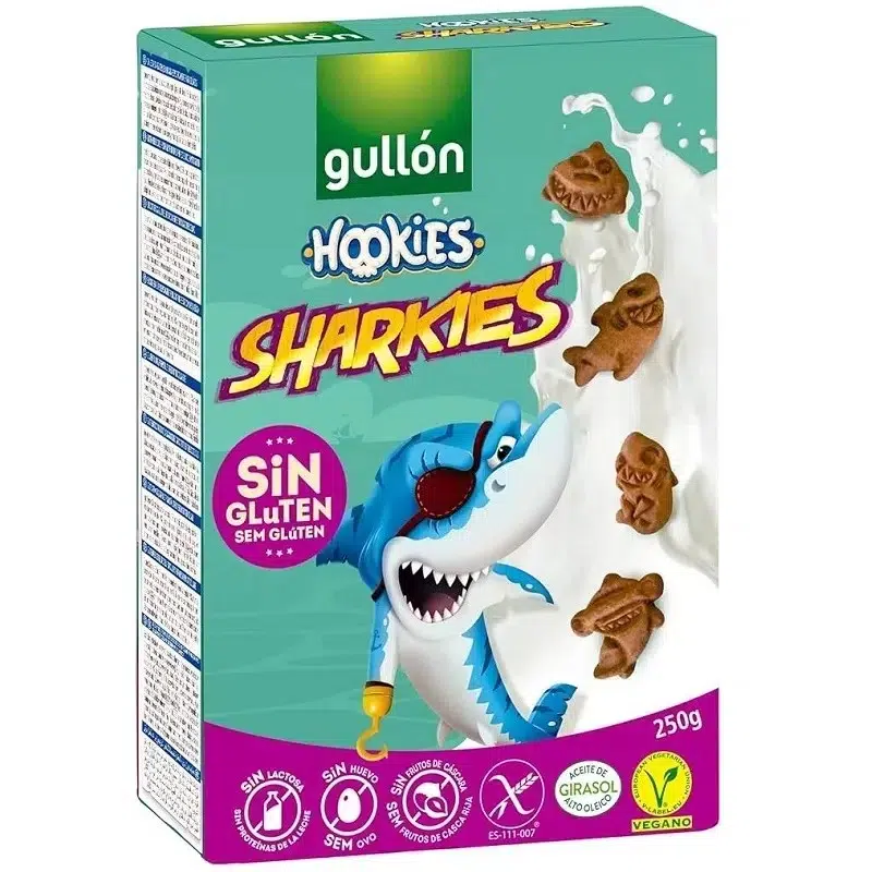 Gullon gluténmentes Dibus reggeliző keksz 250g