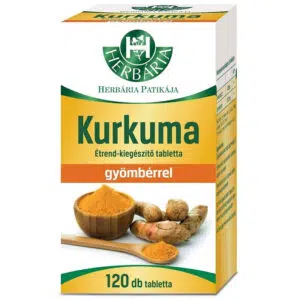 Herbária kurkuma-gyömbér tabletta 120db