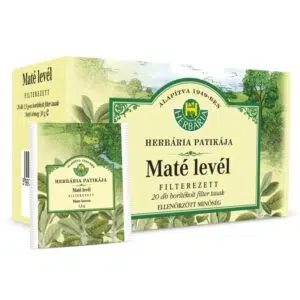 Herbária mate levél filteres 20x