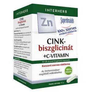 Interherb Cink-biszglicinát+C-vitamin kapszula - 60db