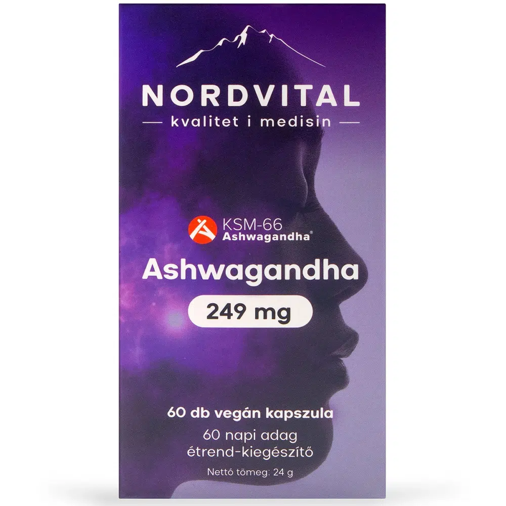 Nordvital Ashwagandha 249mg kapszula - 60db
