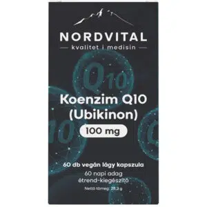 Nordvital Koenzim Q10 (Ubikinon) kapszula - 60 db
