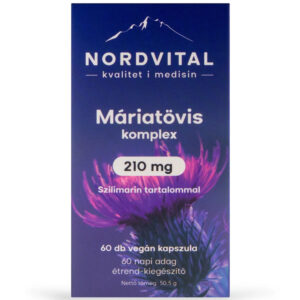 Nordvital Máriatövis komplex 210 mg kapszula - 60db