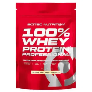 Scitec Nutrition 100% Whey Protein Professional vanília-erdei gyümölcs - 400g