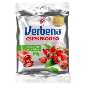 Verbena töltött cukorka csipkebogyós cukormentes 60g