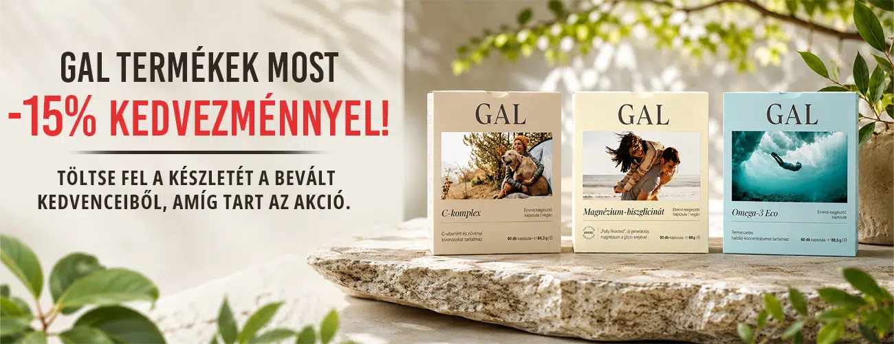 GAL -15% kedvezménnyel!